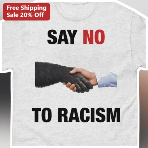 SAY NO TO RACISM Anti-Racism Social Justice Equality Tee for Activists