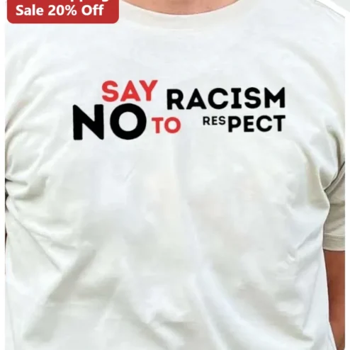 Say No To Racism Respect Tee Anti-Racism Social Justice Shirt