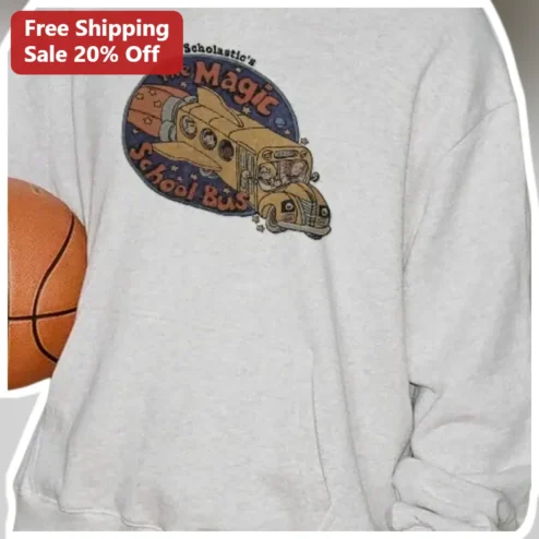 Scholastic's The Magic School Bus Sweatshirt Ms. Frizzle Retro Science Teacher Gift available at our Chicago, Illinois warehouse
