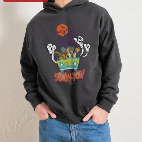 Scooby-Doo Mystery Machine Vintage Graphic Hoodie Halloween Gift