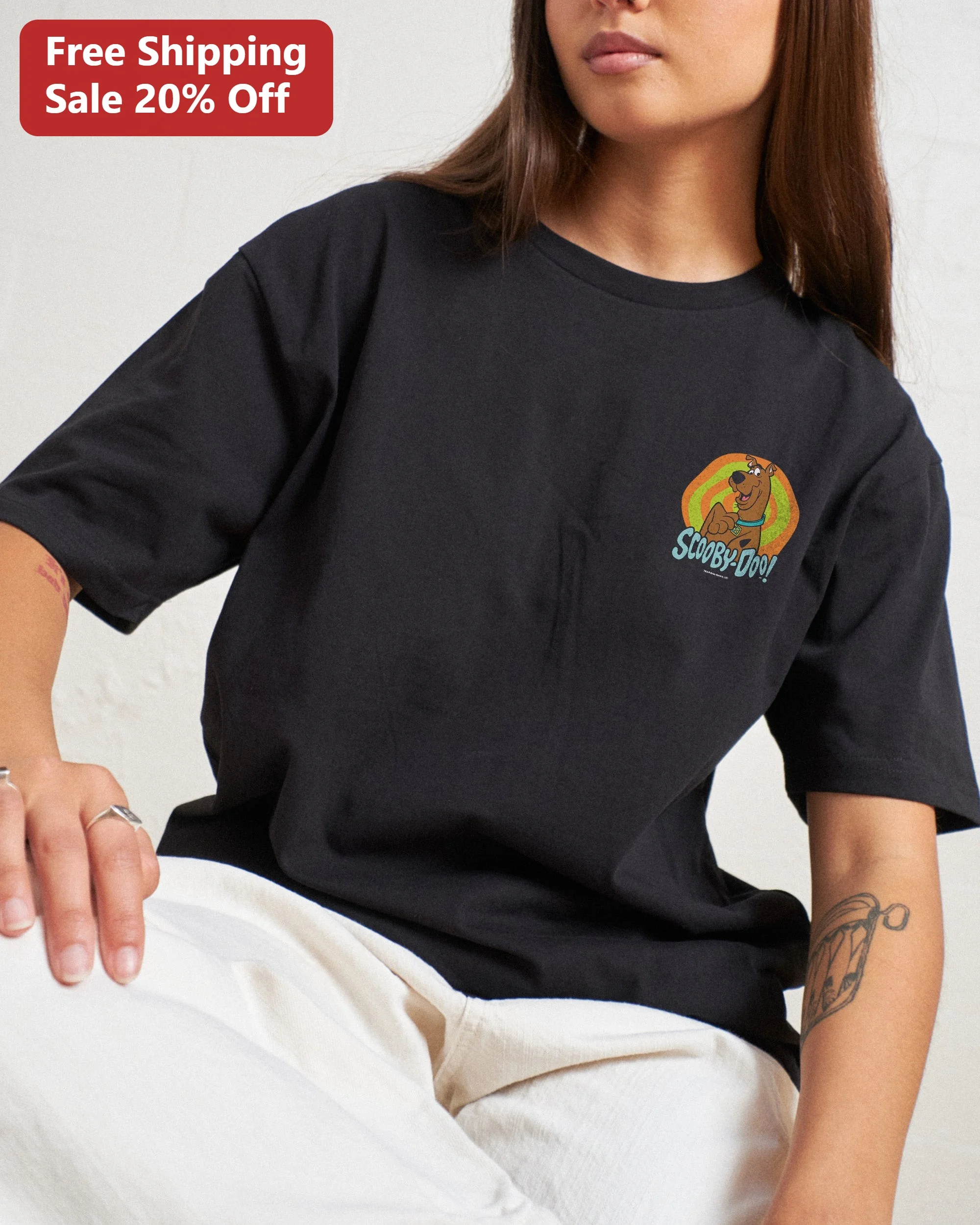 Scooby-Doo! Vintage Retro Graphic Tee for Women Men Adults