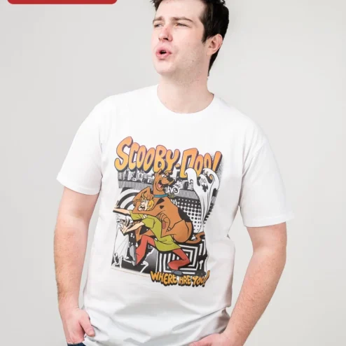 Scooby-Doo Where Are You Retro Cartoon Graphic Tee Vintage Mystery Inc Gift