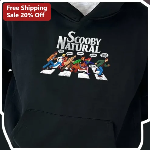 Scooby Natural Supernatural Scooby-Doo Crossover Hoodie Halloween Fan Gift