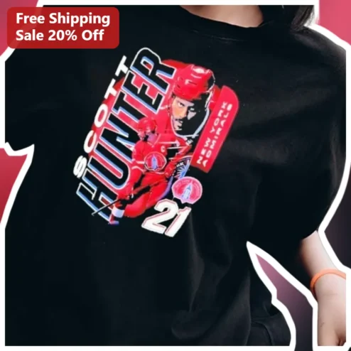 Scott Hunter Wilkes-Barre Penguins Hockey Fan Tee