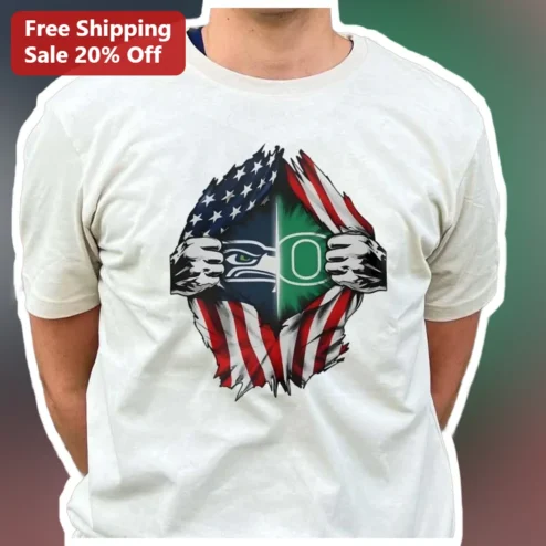 Seahawks vs Eagles Rip Tee NFL Rivalry Football Shirt Gift for Fans