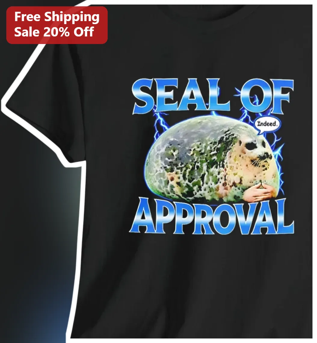 Seal of Approval Indeed Graphic Tee Funny Seal Pun Shirt for Animal Lovers