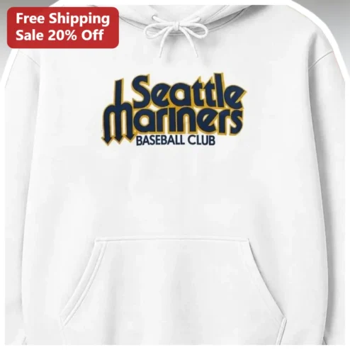 Seattle Mariners Baseball Club Hoodie Vintage Retro MLB Team Fan Apparel Gift