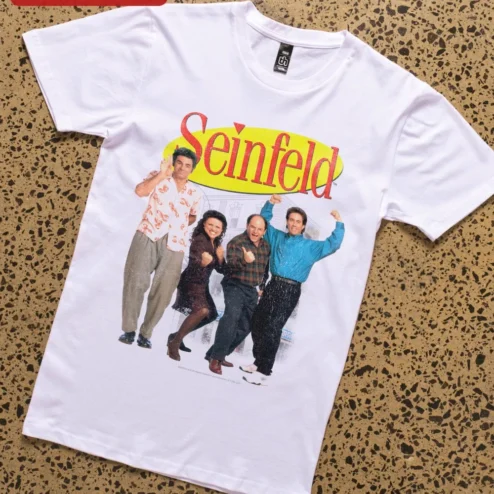 Seinfeld Cast Vintage Retro TV Show Graphic Tee for Men Women