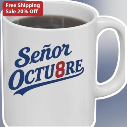 Señor Octu8re Mug October Birthday Gift Funny Internet Culture Ceramic Coffee Cup