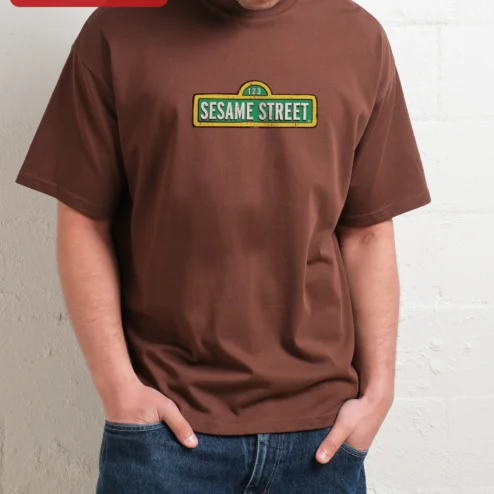 Sesame Street Graphic Tee Vintage Retro Pop Culture Shirt for Adults