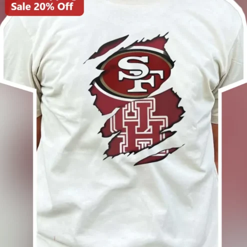 SF 49ers vs Houston Texans Rivalry Tee NFL Game Day Fan Gift Unisex Cotton Shirt