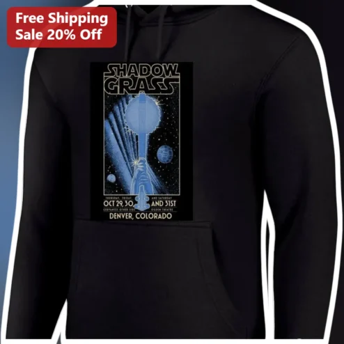 Shadow Grass Tour Hoodie Denver Colorado Oct 29-31 Progressive Bluegrass Merch available at our Chicago, Illinois warehouse