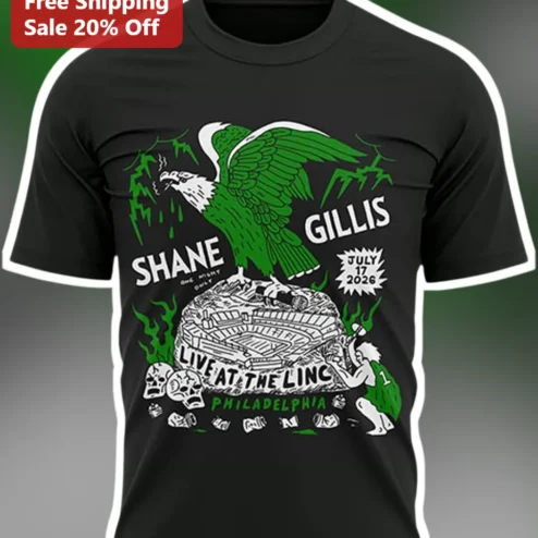 Shane Gillis Live At The Linc Vintage Concert Poster Graphic Tee Stand Up Comedy Merch