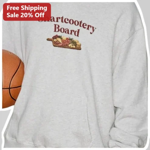 Shartcootery Board Funny Charcuterie Parody Crewneck Sweatshirt for Adults available at our Chicago, Illinois warehouse