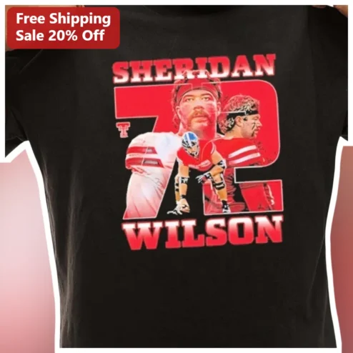 Sheridan Wilson Texas Tech Tee All-Big 12 Rimington Trophy Watch List NIL Merch College Football Gift