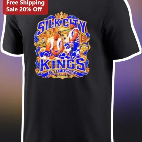 Silk City Kings Street Royalty Tee Paterson NJ Wrestling Fan Gift