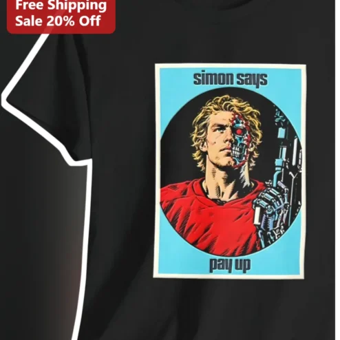 Simon Says Pay Up Graphic Tee Call of Duty Simon Riley Ghost Fan Shirt