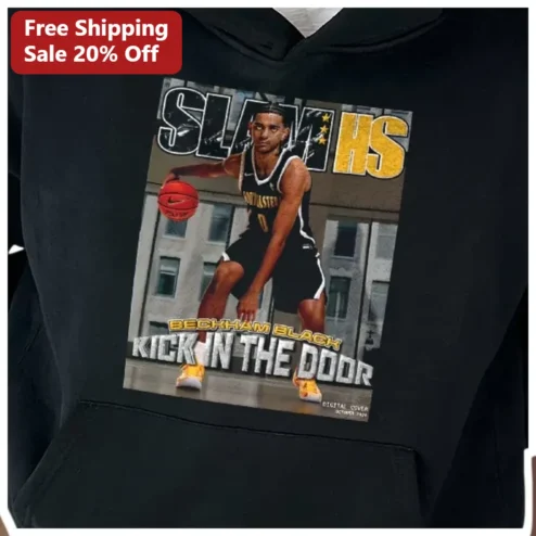 SLAM HS Kick In The Door Basketball Hoodie High School Athlete Streetwear