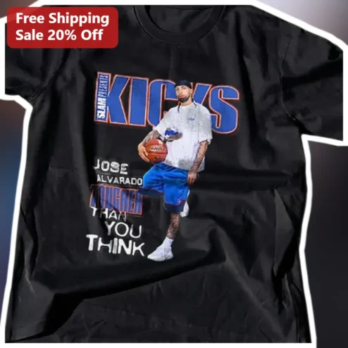 SLAM PRESENTS KICKS Tougher Than You Think Basketball Player Graphic Tee