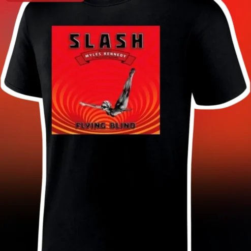 Slash Featuring Myles Kennedy The Conspirators Flying Blind Tee Rock Band Merch
