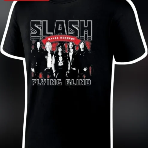 Slash Myles Kennedy And The Conspirators Flying Blind Tee Rock Band Graphic Shirt
