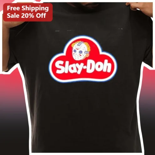 Slay-Doh Jason Voorhees Horror Parody Graphic Tee