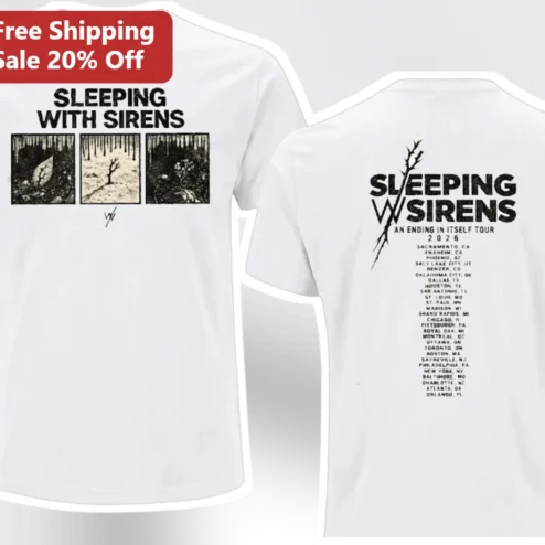 Sleeping With Sirens An Ending In Itself Tour 2026 Graphic Tee
