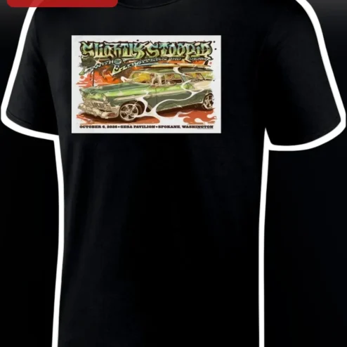 Slightly Stoopid With The Elevaters And Denmy Tee Vintage Surf Car Graphic Shirt