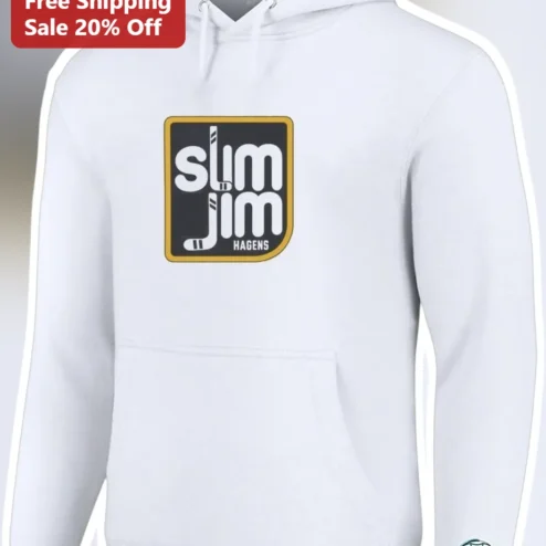 Slim Jim Hagens Hockey Hoodie James Hagens Boston College Fan Gear Men's Pullover