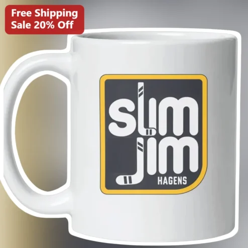 Slim Jim Hagens Mug Hockey Fan Novelty Coffee Cup Gift for Men
