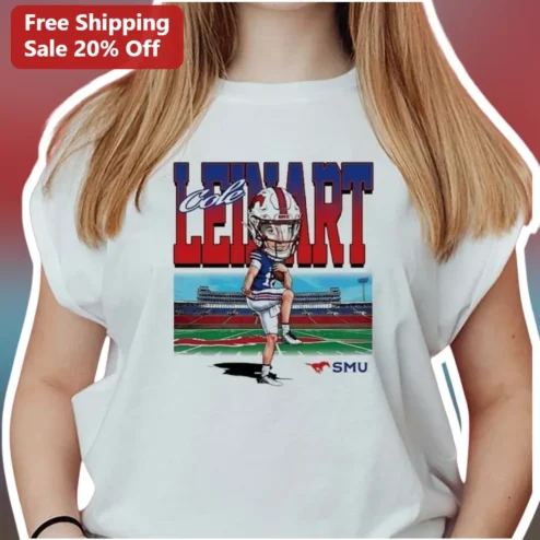 SMU Mustangs Football Player Graphic Tee Custom Name Personalized Gift for Men Women