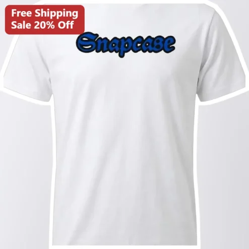 Snapcase Tee Retro Blue Script Graphic T-Shirt