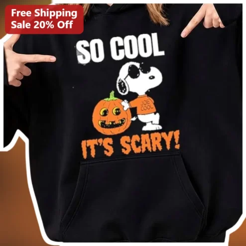 SO COOL IT'S SCARY! Snoopy Halloween Hoodie
