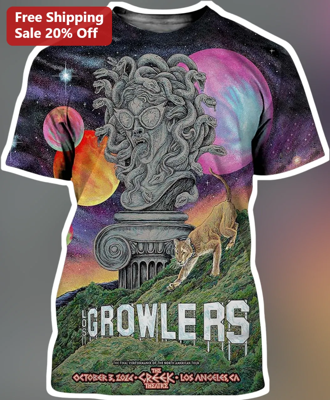 Soul Growlers The Final Performance Of The North American Tour Tee October 3 2024 The Creek Los Angeles CA