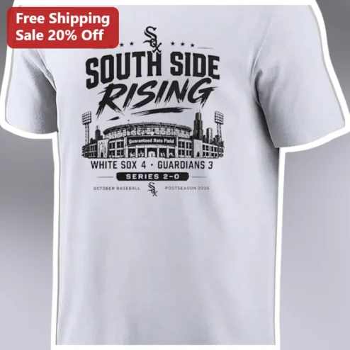 South Side Rising White Sox vs Guardians Tee Chicago Baseball Fan Shirt