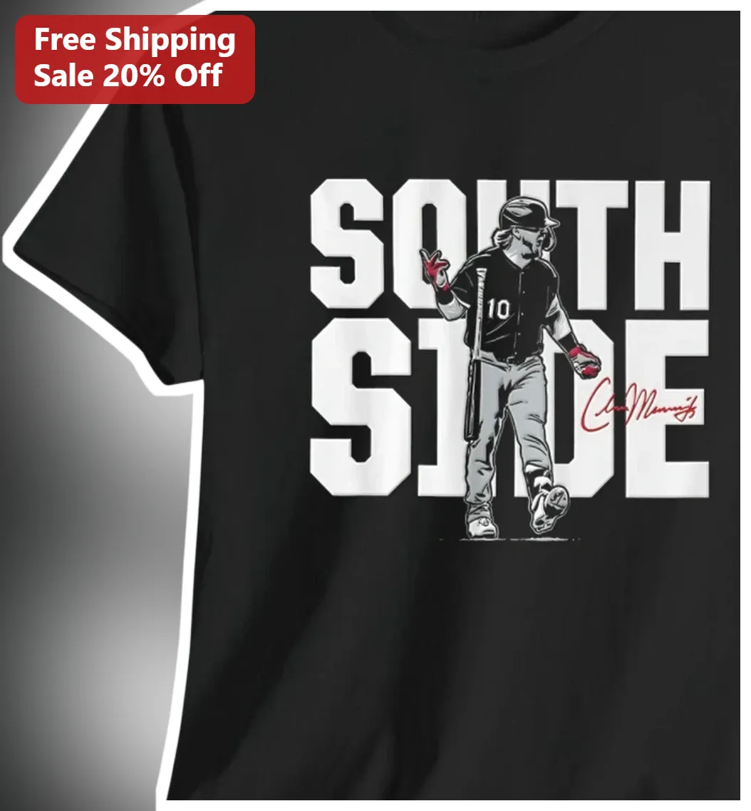 South Side Tee Mike Trout Baseball Player Signature Graphic T-Shirt for Men Women Sports Fan Gift