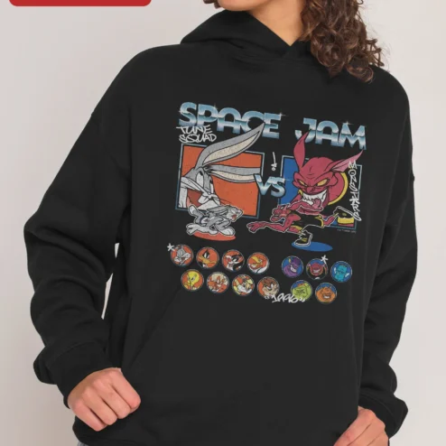 Space Jam Tune Squad Monstaracs Bugs Bunny Vintage Hoodie