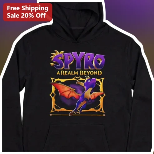 Spyro A Realm Beyond Hoodie Spyro The Dragon Gaming Apparel Gift For Gamers