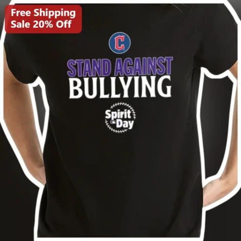 Stand Against Bullying Spirit Day Tee Anti-Bullying Awareness Shirt for Students and Teachers