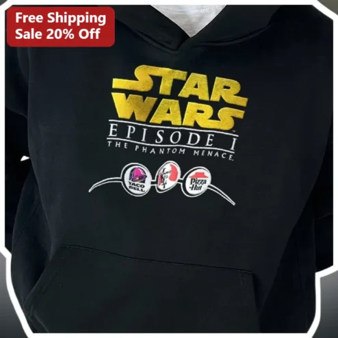 Star Wars Episode I The Phantom Menace Podracing Parody Hoodie