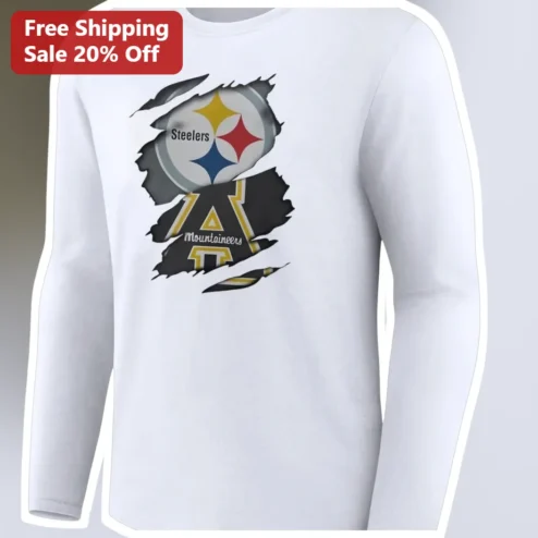 Steelers Mountaineers Long Sleeve Tee