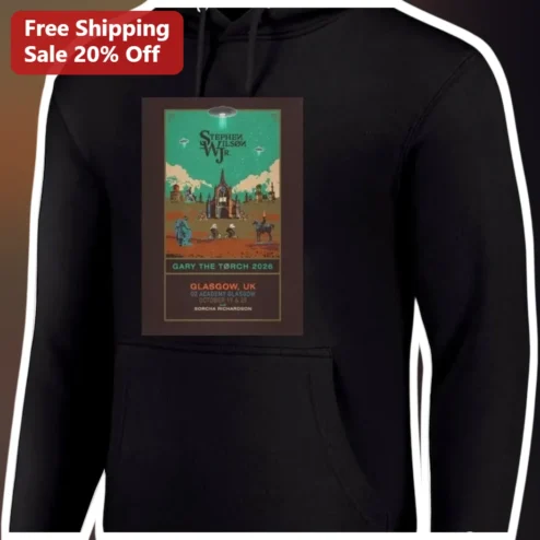 Stephen Wilson Jr. Hoodie Vintage Rock Poster Pullover Gift for Fans