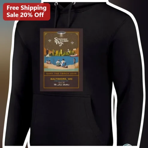 Stephen Wilson Jr. Hoodie Vintage Tour Merch Pullover