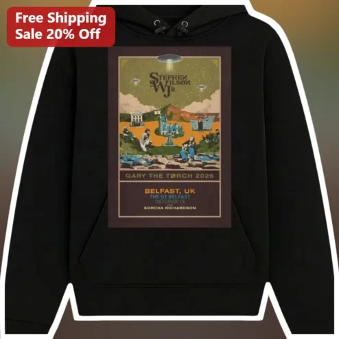 Stephen Wilson Jr. Hoodie Vintage Tour Poster Merch