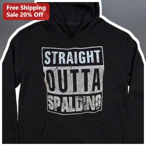 Straight Outta Spalling Hoodie Ben Spall Home Inspector Gift Funny Hip Hop Parody Sweatshirt