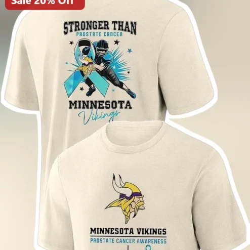 Stronger Than Prostate Cancer Minnesota Vikings Awareness Tee