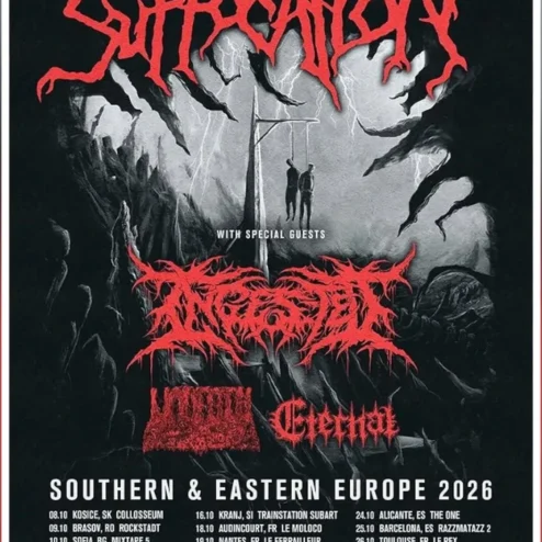 Suffocation Necrophagist Death Metal Poster Technical Brutal Art Print for Fans