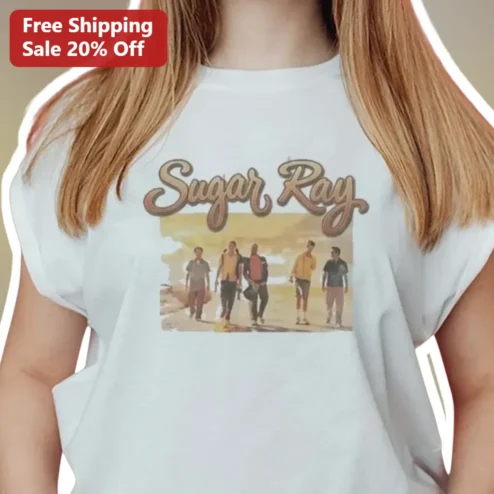 Sugar Ray Vintage Band Tee 90s Alternative Rock Graphic Shirt for Men Women