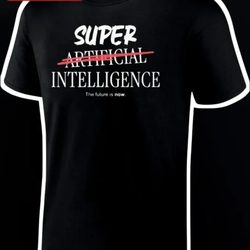 Super Artificial Intelligence Tee The Future Is Now AI Tech Humor Shirt Gift for Programmers and Data Scientists