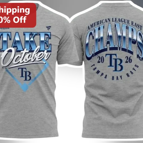 Take October American League East Champs Tee Baseball Fan Gear